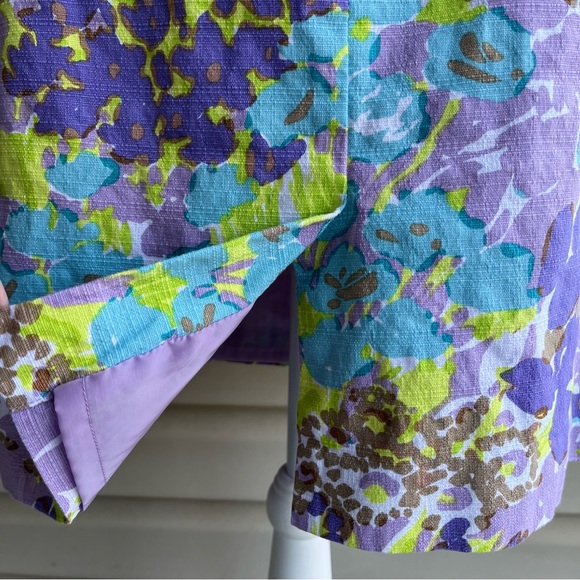 •Talbots• Floral Lined Pencil Skirt - Size 6 - Picture 8 of 10